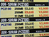 メモリ価格