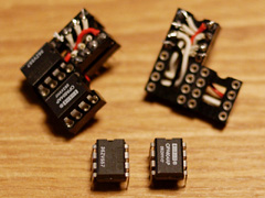 ICソケットを二つ利用したゲタ