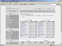 管理画面に入ったところ