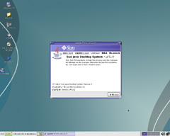 Sun Java Desktop System起動