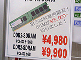 メモリ価格