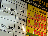 メモリ価格