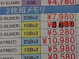 メモリ価格