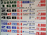 メモリ価格
