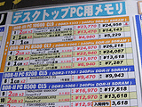 メモリ価格