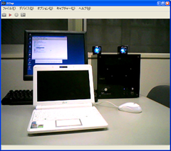 内蔵のWebカメラ