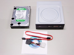 HDD＆DVDドライブ