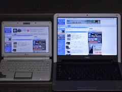 8.9型と12.1型の比較
