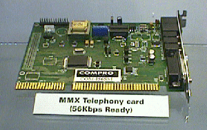 MMX対応56Kbpsモデム