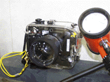 DS-300の水中ハウジング