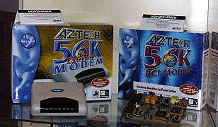 AZTECH 56kbpsモデム