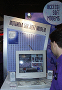 Motorola 56kbpsソフトウェアモデム