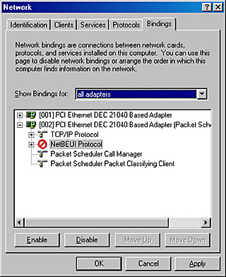 Packet Scheduler MiniPort Driver
