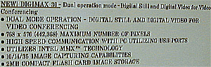 DIGIMAX 30スペックシート