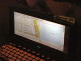 GPSの画面