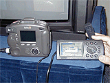 GPSを接続したDC260